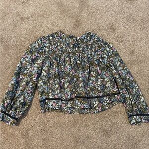 Old Navy Multicolor Floral Blouse